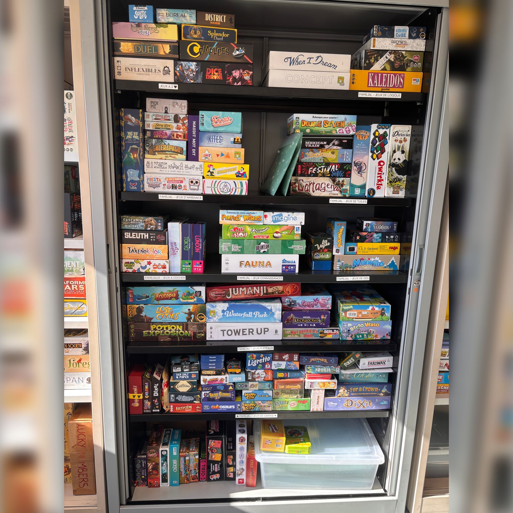 Session de jeux en famille